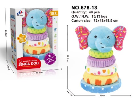 Miękka Piramida dla Najmłodszych Słoń