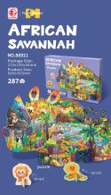 Zestaw Puzzli 287el. Safari