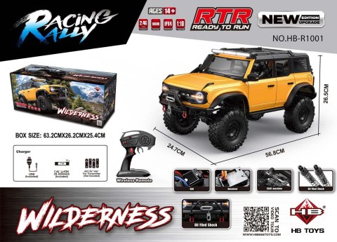 Auto R/C WILDERNESS 1:10 Pomarańczowy