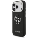 Guess Grained Big 4G Classic Logo - Etui iPhone 17 Pro (czarny)