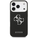 Guess Grained Big 4G Classic Logo - Etui iPhone 17 Pro (czarny)