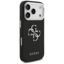 Guess Grained Big 4G Classic Logo - Etui iPhone 17 Pro (czarny)