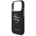 Guess Grained Big 4G Classic Logo - Etui iPhone 17 Pro (czarny)