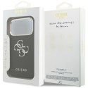 Guess Grained Big 4G Classic Logo - Etui iPhone 17 Pro (czarny)