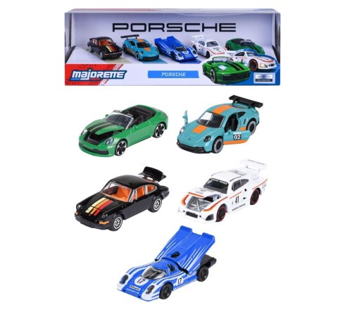 Majorette: Porsche 5-Pak