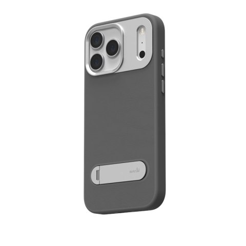 Moshi Kameleon MagSafe - Etui iPhone 17 Pro Max z funkcją podstawki (Midnight Gray)