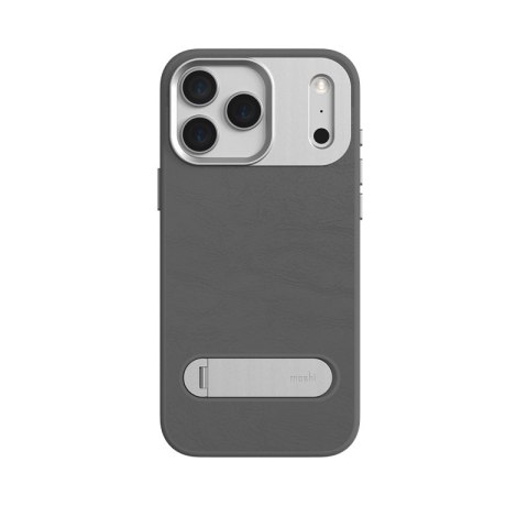 Moshi Kameleon MagSafe - Etui iPhone 17 Pro Max z funkcją podstawki (Midnight Gray)