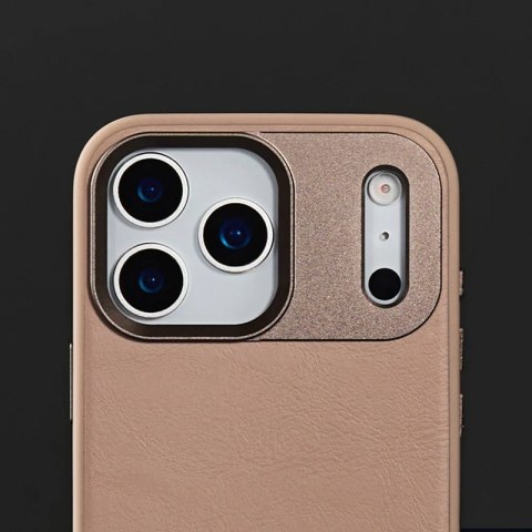 Moshi Kameleon MagSafe - Etui iPhone 17 Pro z funkcją podstawki (Milktea Brown)