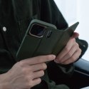 Moshi Overture MagSafe - Skórzane etui 3w1 z klapką iPhone 17 Pro Max (Moss Green)