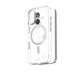 Moshi iGlaze MagSafe - Etui iPhone 17 (Luna Silver)