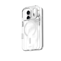Moshi iGlaze MagSafe - Etui iPhone 17 Pro (Luna Silver)