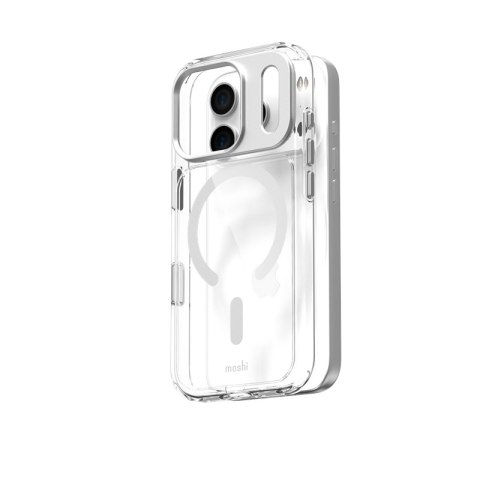 Moshi iGlaze MagSafe - Etui iPhone 17 Pro (Luna Silver)