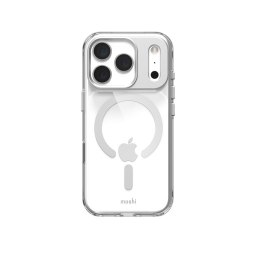 Moshi iGlaze MagSafe - Etui iPhone 17 Pro (Luna Silver)