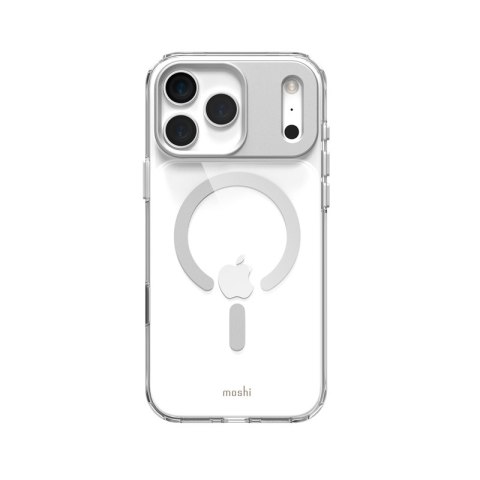 Moshi iGlaze MagSafe - Etui iPhone 17 Pro Max (Luna Silver)