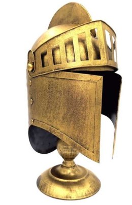 Grecki Hełm Dekoracyjny Retro - Replika Metal - 6646A