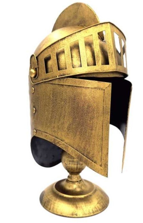 Grecki Hełm Dekoracyjny Retro - Replika Metal - 6646A