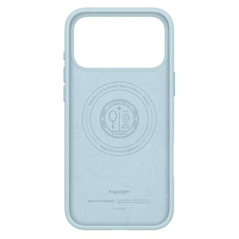 Spigen Silicone Fit Mag MagSafe - Etui do iPhone 17 Pro (Mute Blue)