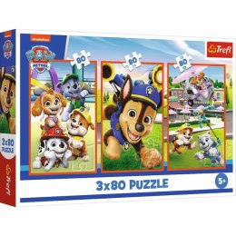 Trefl: Puzzle 3x80el. - Psia zgraja