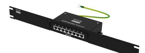 Adapter do szafy RACK 19 cali 1(urządzenie) x AXON Poe Multi NETProtector positowany (1011) - OEM W0004 (do W0029, W0044)