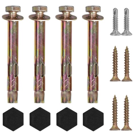 Daszek plastikowy Miko 100x150cm brązowy