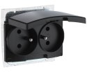 GNIAZDO PODWÓJNE SANTRA/4145-19/EPN 230 V 16 A IP44 Elektro-Plast
