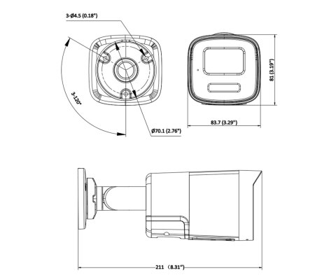KAMERA IP DS-2CD1T47G2H-LIUF/SL(2.8MM)PL ColorVu 4 Mpx Hikvision