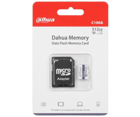 KARTA PAMIĘCI TF-C100A-512GB microSD UHS-I, SDXC 512 GB DAHUA