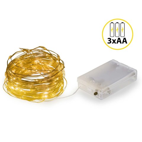 Lampki choinkowe druciki 100 LED 10 metrów