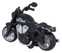 Metalowy Motocykl Czarny z Funkcją Świateł i Dźwięku