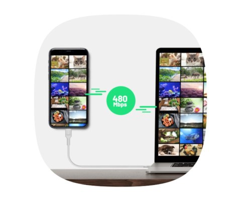 PRZEWÓD KABGC100PF200MG USB-C/USB-C POWERFLEX 2.0 m Green Cell