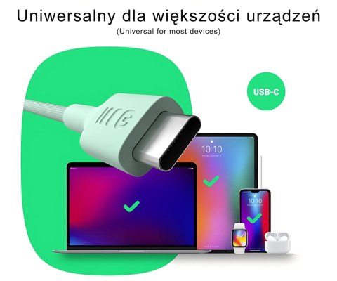 PRZEWÓD KABGC100PS30SW USB-C/USB-C PowerStream 0.3 m Green Cell