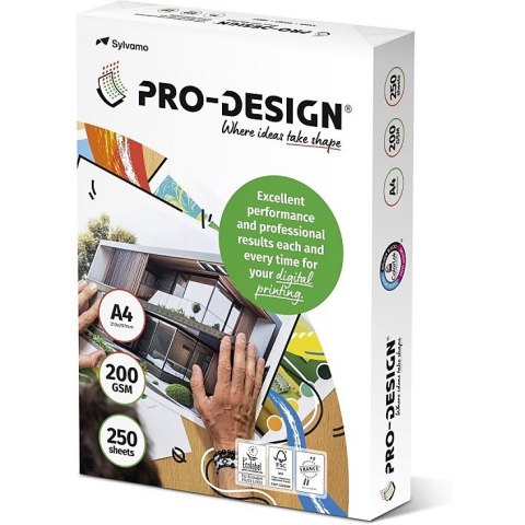 Papier Pro-Design A4/200g satynowany (250)