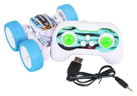 Pojazd R/C POWER STUNT 1:32 Niebieski