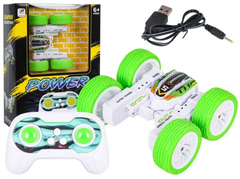 Pojazd R/C POWER STUNT 1:32 Zielony