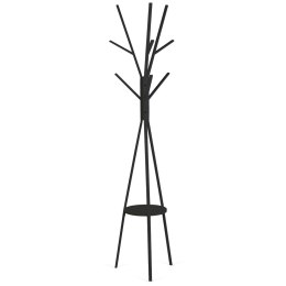 Wieszak na ubrania metalowy z półką stojący Massido MS-869