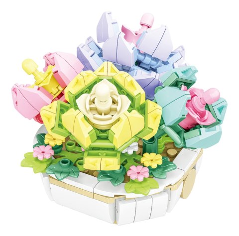 Zestaw klocków kreatywnych Kwiaty w rabatce 274 el. dla dzieci 6+