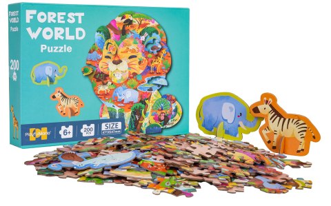 Zestaw Puzzli 200el. Safari