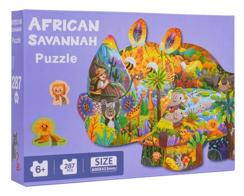 Zestaw Puzzli 287el. Safari