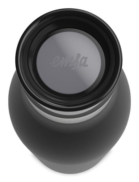 EMSA Bludrop Color N3110100 bidon Fitness, Sport 500 ml Stal nierdzewna Czarny