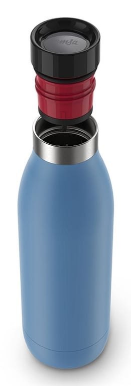 EMSA Bludrop Color N3110300 bidon Fitness, Sport 500 ml Stal nierdzewna Niebieski