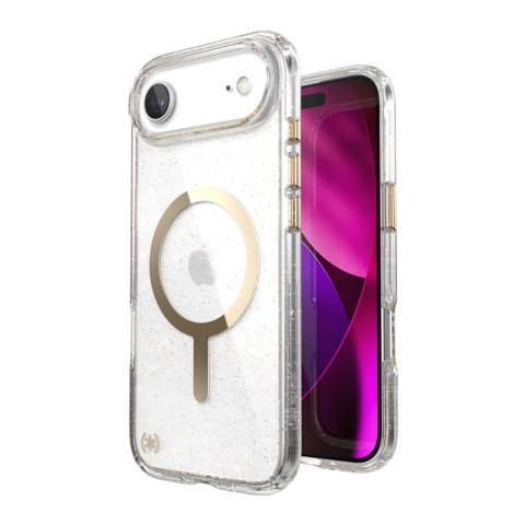 Speck Presidio Lux MagSafe - Etui iPhone Air (Glitter / Gold Metallic)