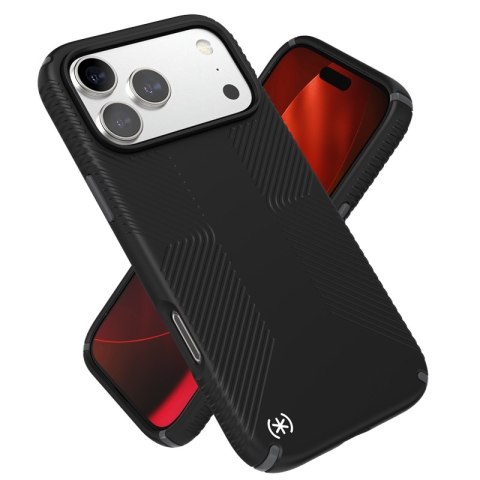 Speck Presidio2 Grip MagSafe - Etui iPhone 17 Pro Max (Black / Slate Grey / White)