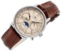Zegarek Męski ZEPPELIN LZ121 Mediterranee Moonphase 9636-5 + BOX
