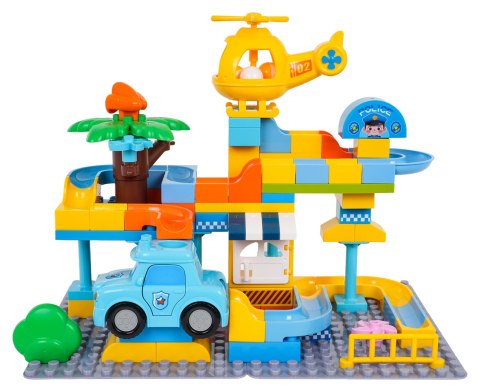 Zestaw Dużych Klocków Stacja Policji 93el.