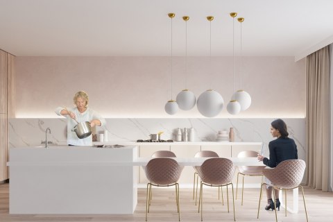 Lampa wisząca UGO 30 złota