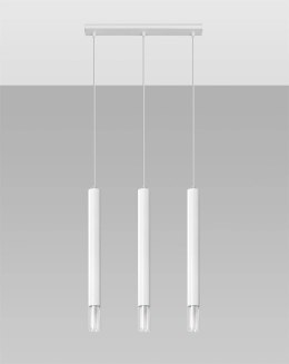 Lampa wisząca WEZYR 3 biała