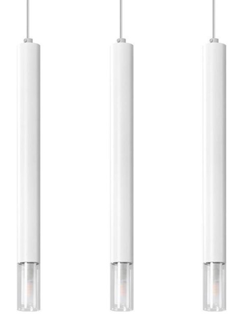 Lampa wisząca WEZYR 3 biała