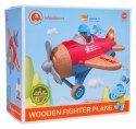 Drewniany Samolot Czerwony