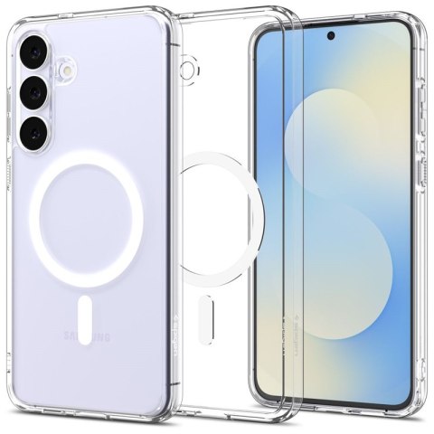 Spigen Ultra Hybrid Mag MagSafe - Etui do Samsung Galaxy S25 FE (Clear/White)