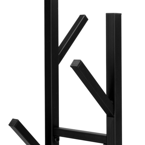 Wieszak metalowy CERES czarny stojący